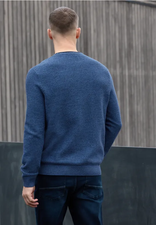 Crewneck Strukturpullover
