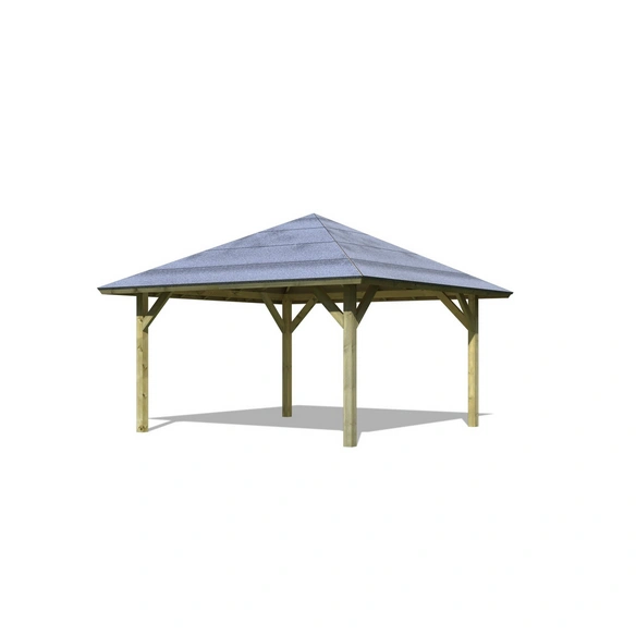 Pavillon »Holm 1«, Walmdach, viereckig, BxHxT: 431 x 315 x 431 cm