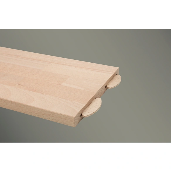Verbindungsplättchen, 2922000, Buche, 55 x 19 x 4 mm, 50 St.