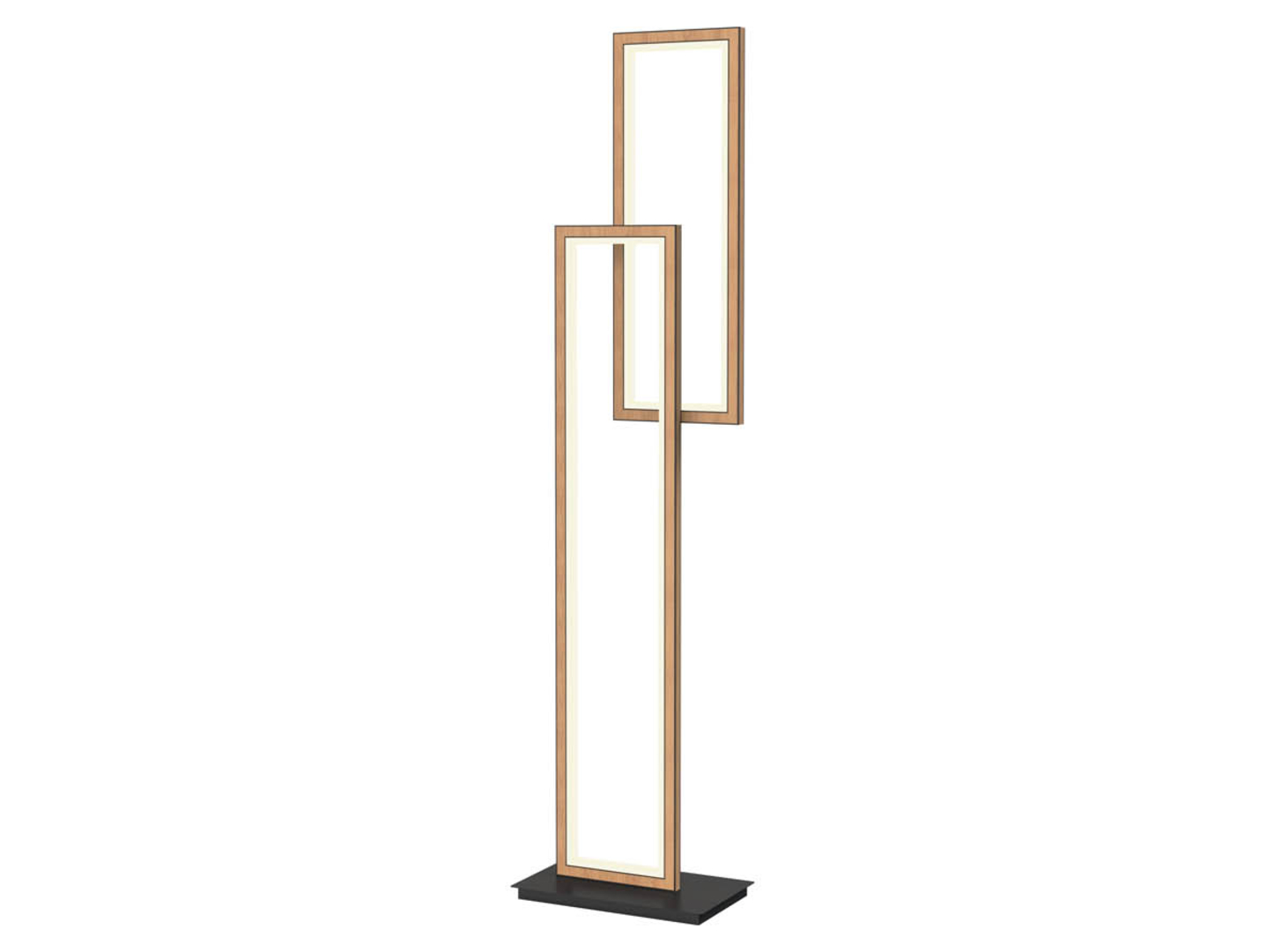 Lampa podłogowa Pescara LED 2-punktowametalowa beżowo-czarna