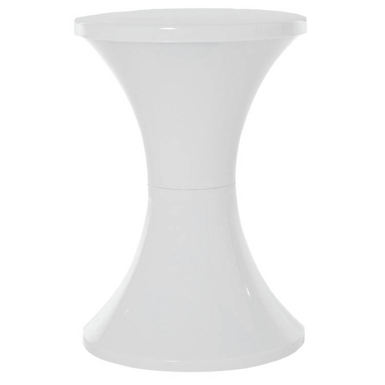 Tam Tam Plastic Stool - White