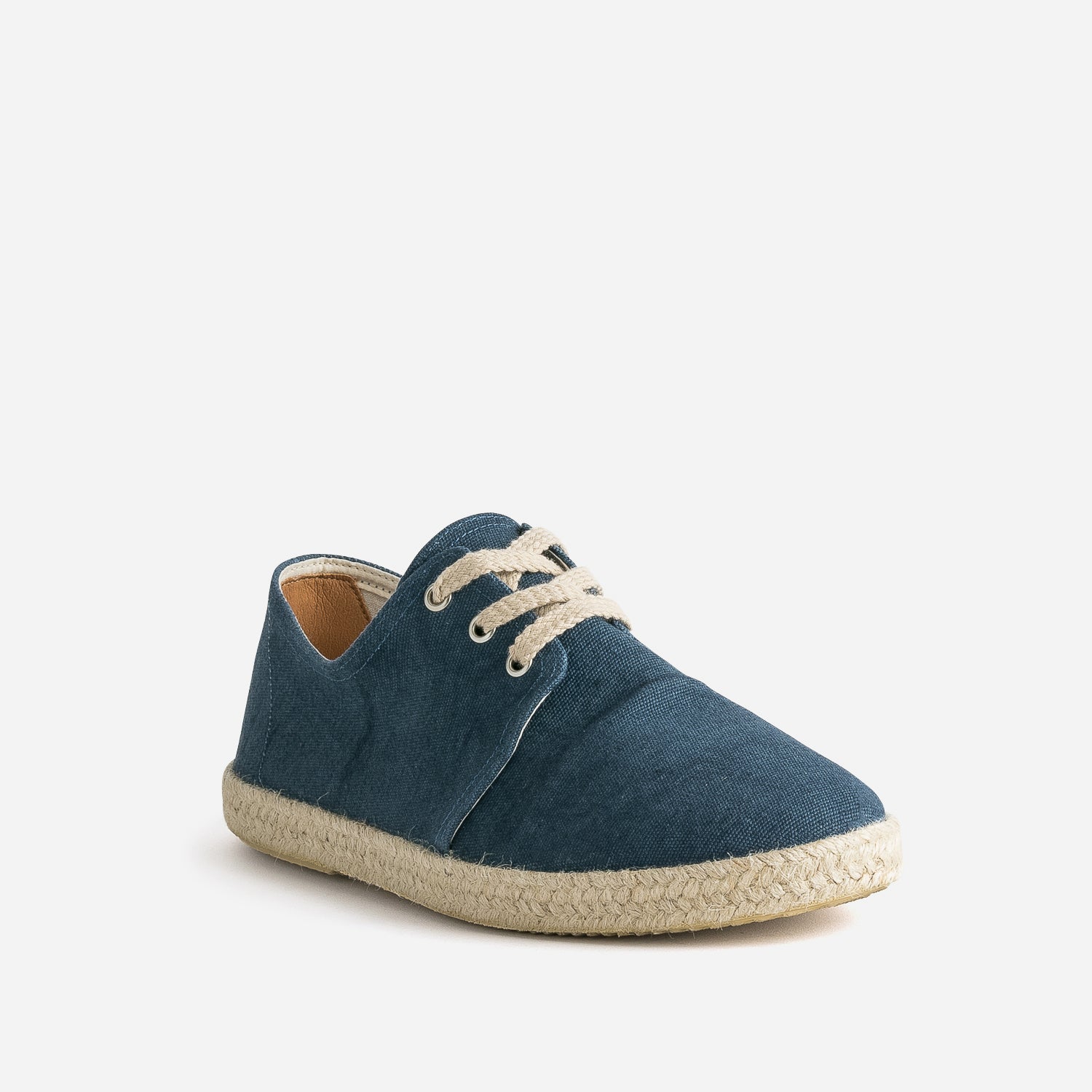 Espadrille bleu marine en toile éco-conçu