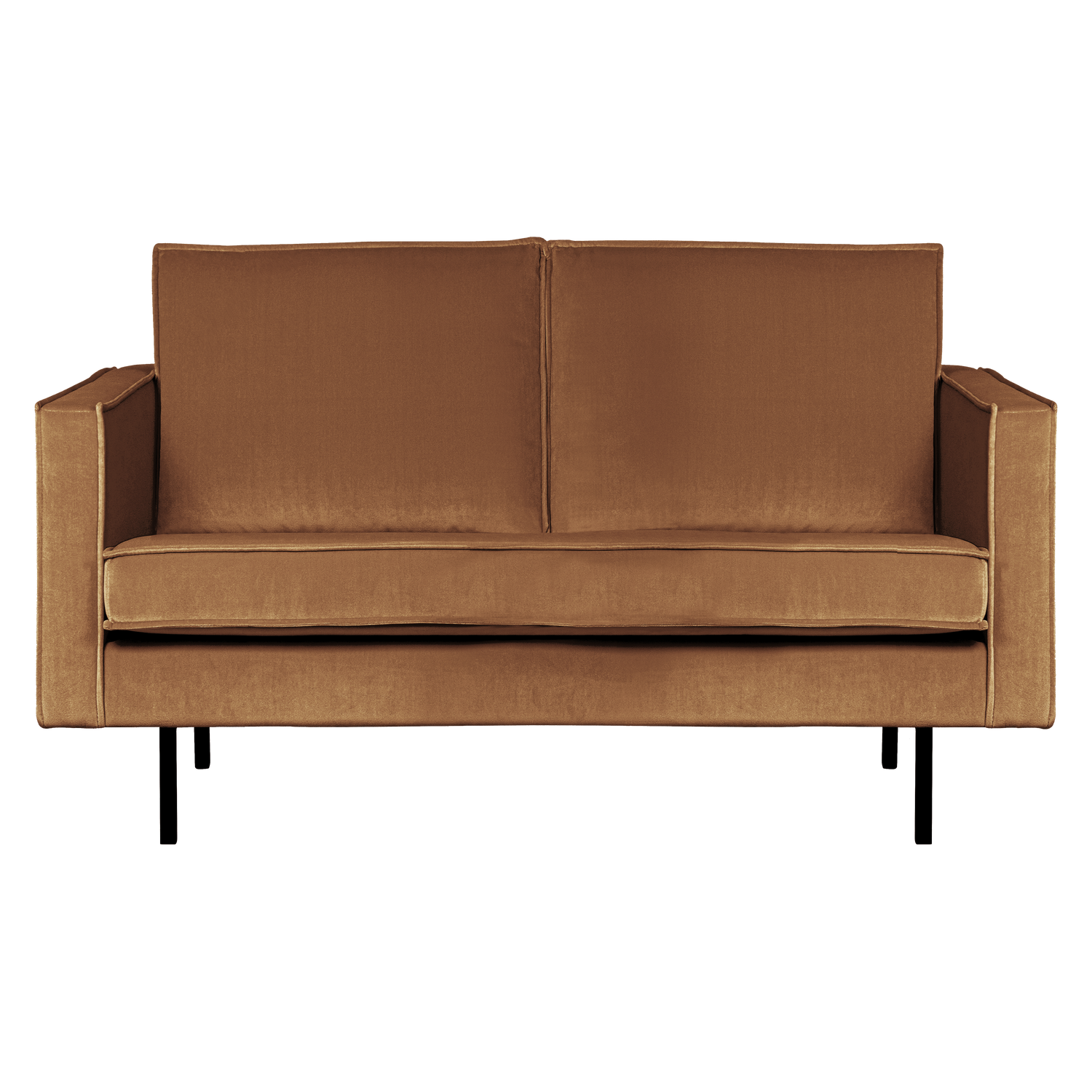 WOOOD 2-zits bank Rodeo - Velvet - Honinggeel - 85x150x86