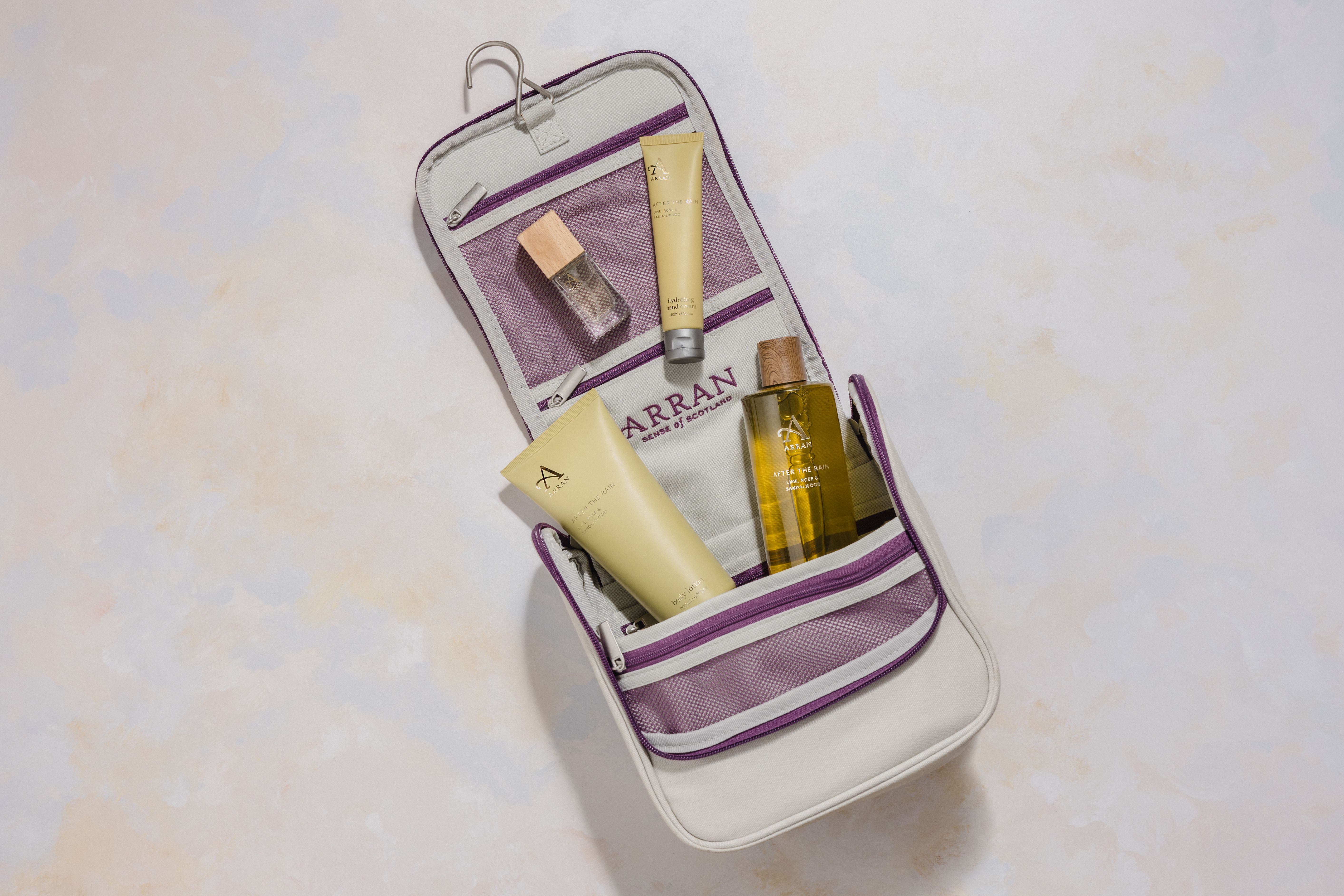 ARRAN Sense of Scotland After The Rain - Luxury Wash Bag