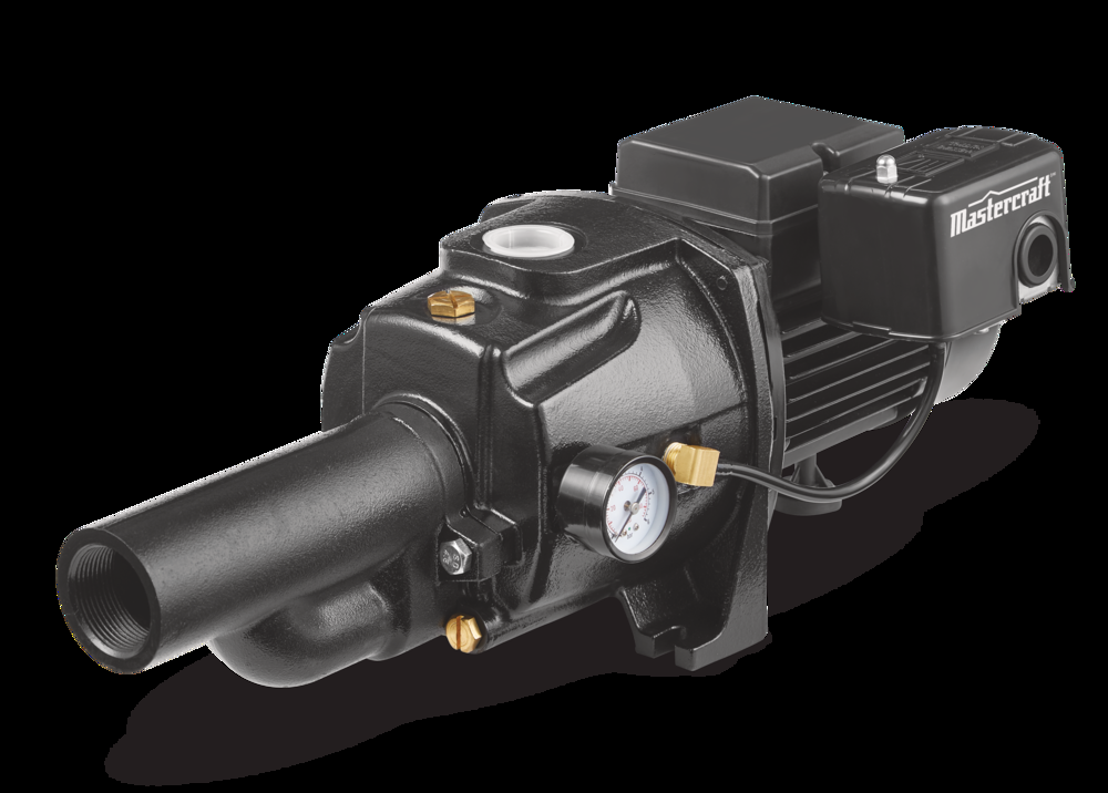 Mastercraft 1/2-HP Cast-Iron Dual-Voltage Electric Convertible Jet Pump