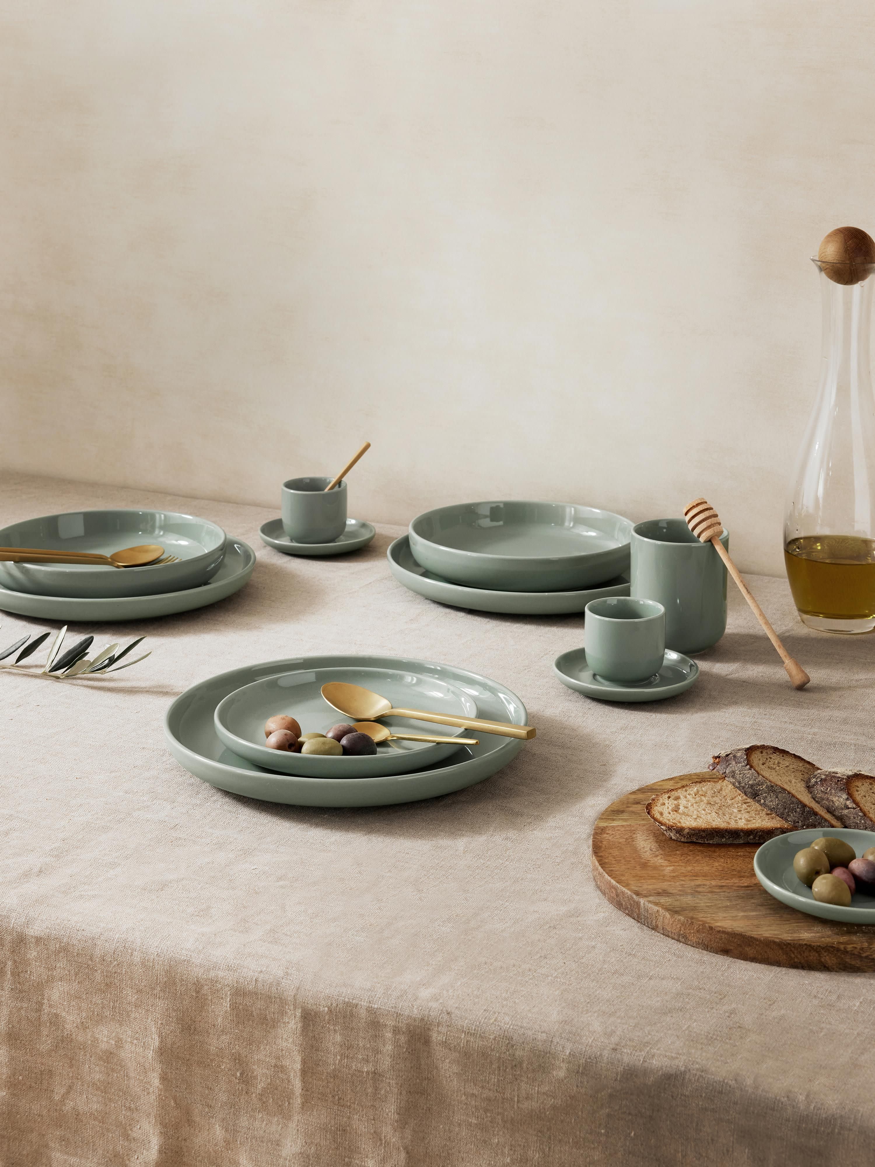 Porzellan-Geschirr-Set Nessa, 4 Personen, 12er-Set