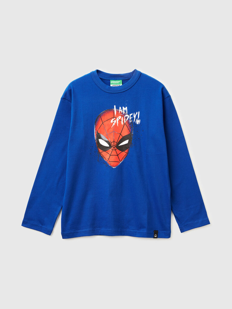 T-shirt with &copy;Marvel Spiderman print