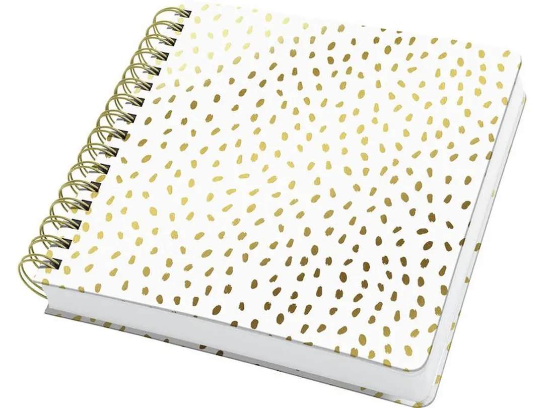 Notizbuch Golden Rain