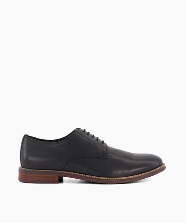 Stanley Black - Leather Lace-Up Shoes