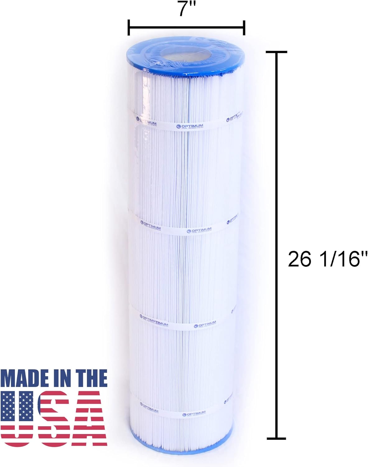 Optimum Pool Technologies® Pool Filter 4-Pack  Compatible Replacement for Pentair® Clean & Clear Plus 420 178584  R173576  Unicel C-7471  Pleatco PCC105  & Filbur FC-FC-6470  FC-1977 Filter Cartridges