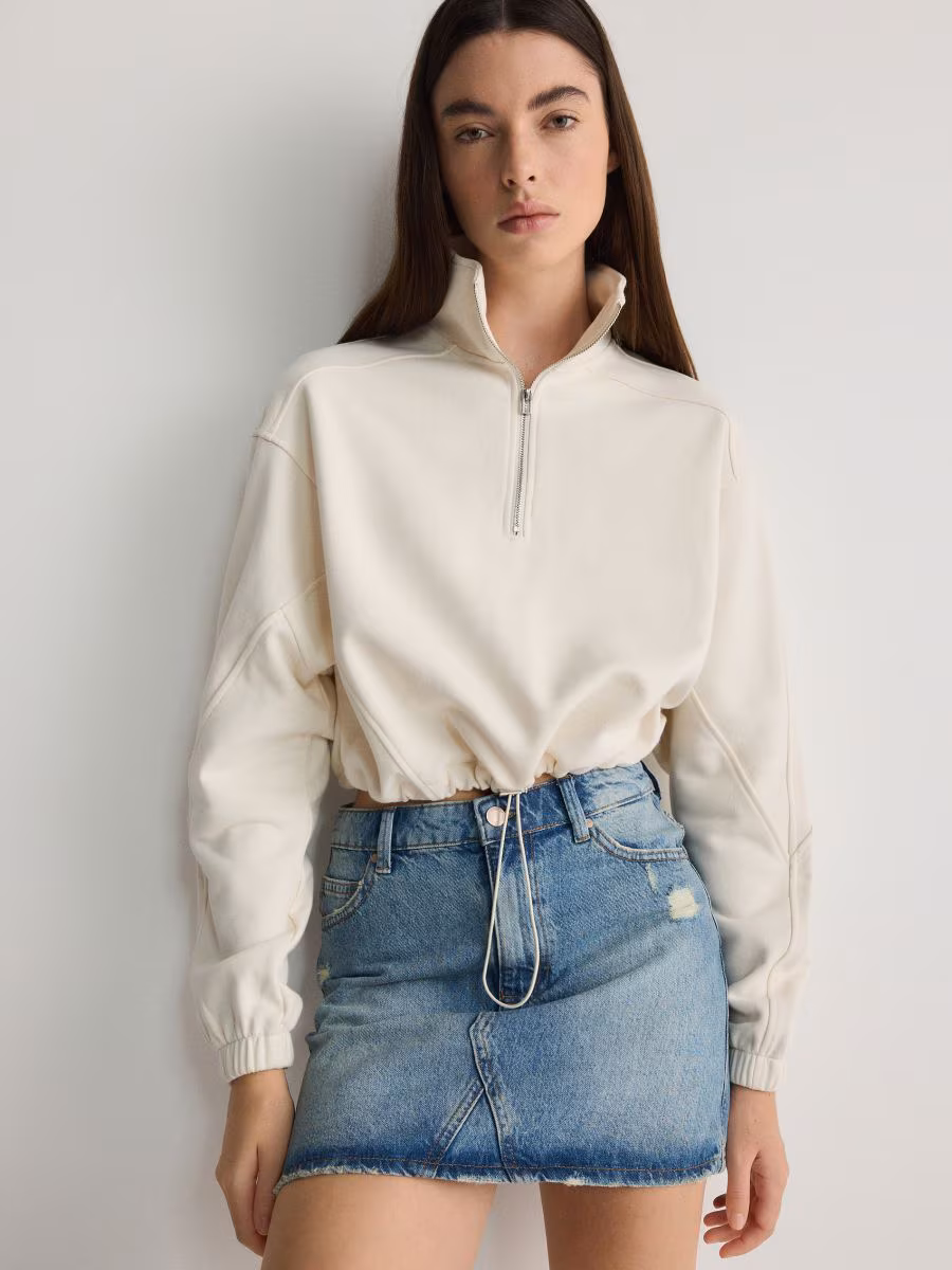 Denim Mini Skirt