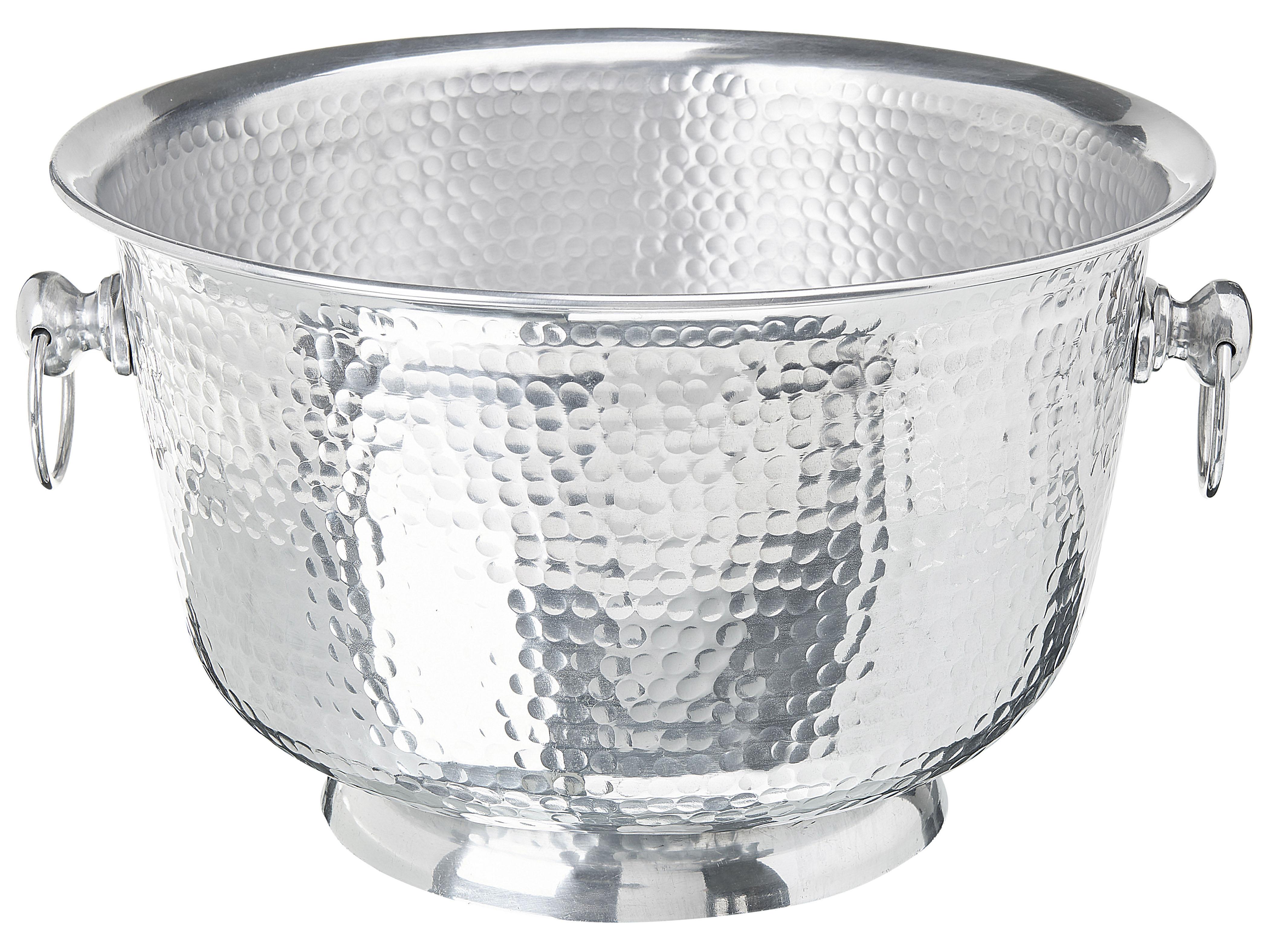 Decorative Bowl POMPEII Metal Silver