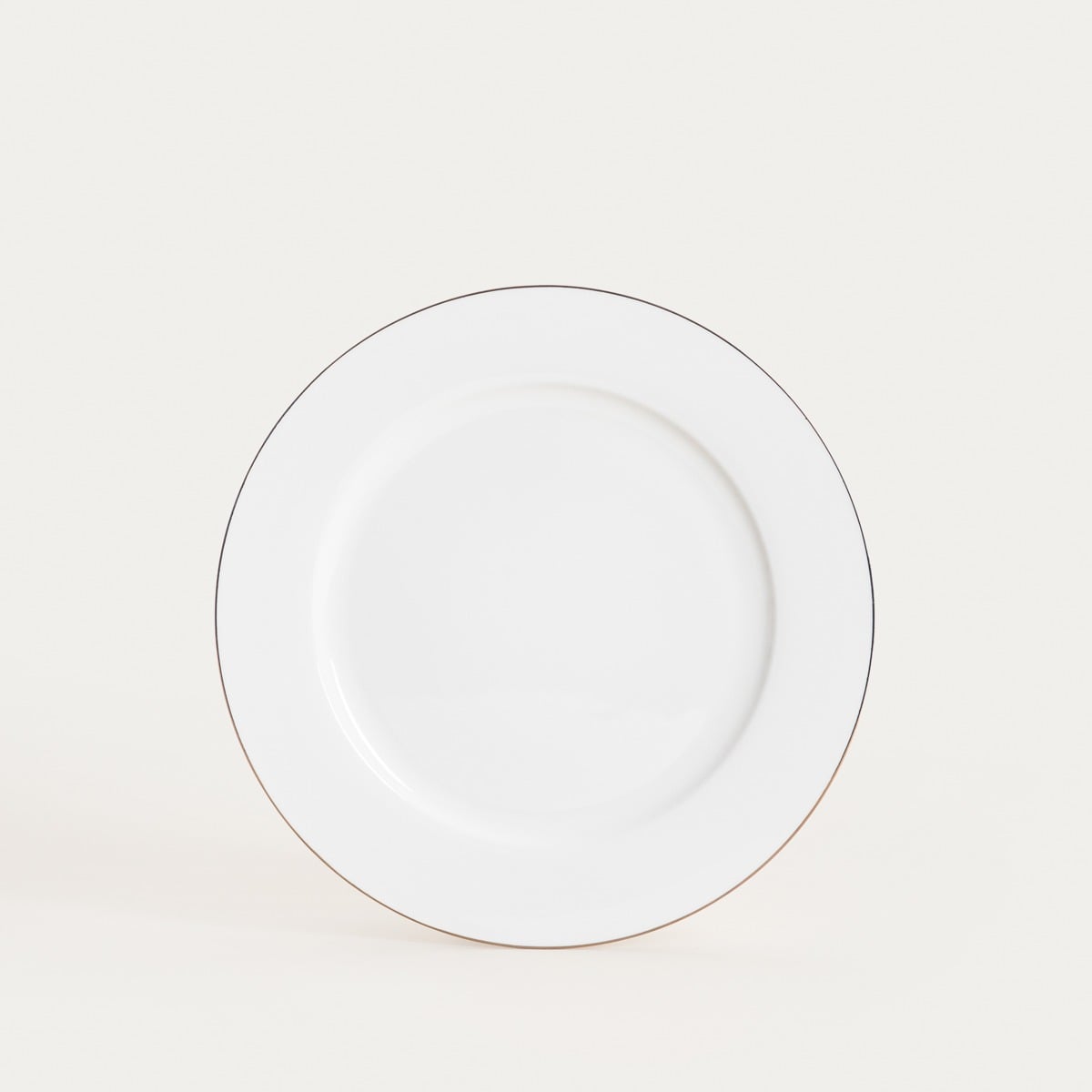 Talerz AUROO obiadowy ze złotą obwódką 26,5 cm