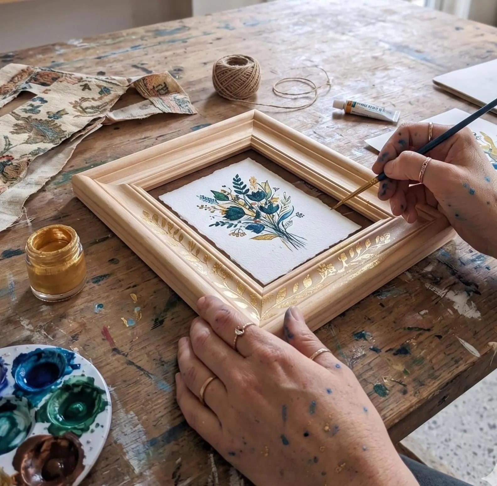 Bulk Picture Frames for Artists Unfinished Wood Frames for Prints Gallery Frames 1.5 Inch Wide