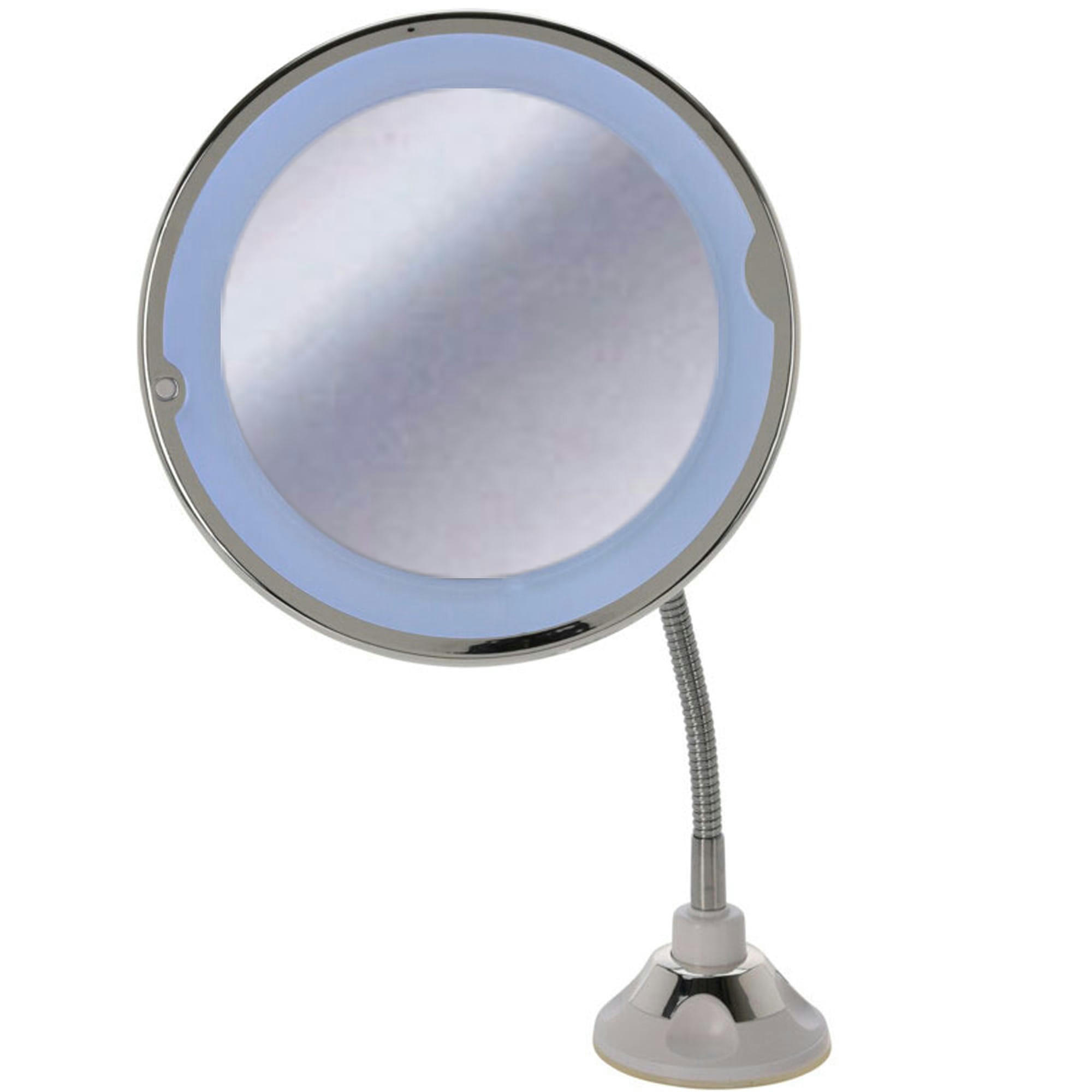 - Miroir lumineux led flexible à ventouse x7