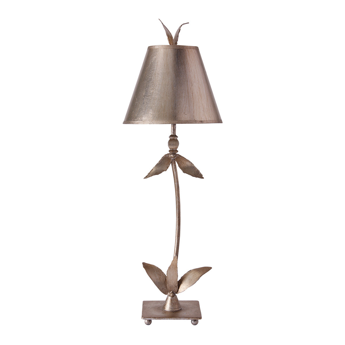 Lampa stołowasrebrna Red Bell 1xE27x60W wys:76cm Flambeau