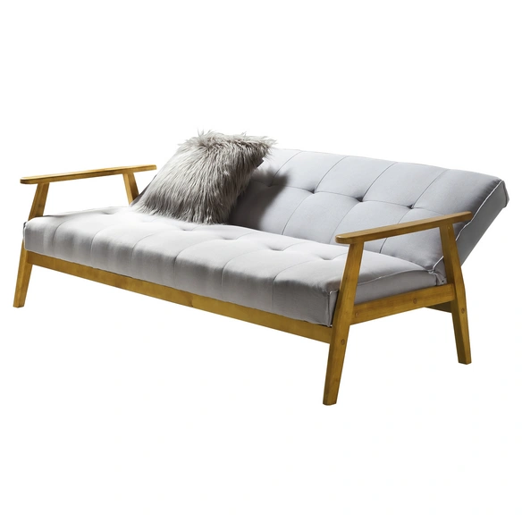 Schlafsofa, Breite: 190 cm, hellgrau