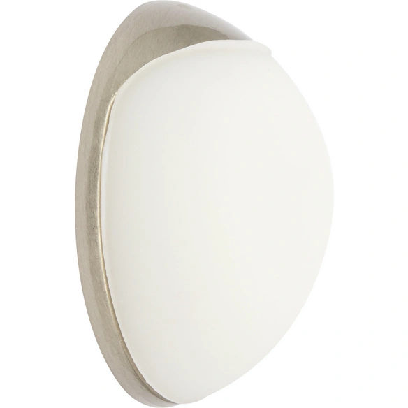 Bodentürstopper »SOG WALL«, silberfarben/weiss, Metall/Gummi