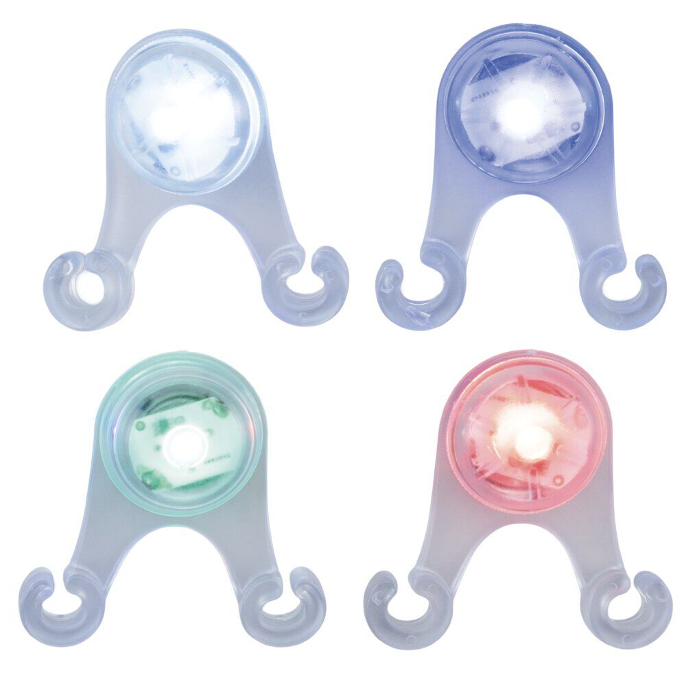 Lumière de camping x4 rouge vert bleu blanc