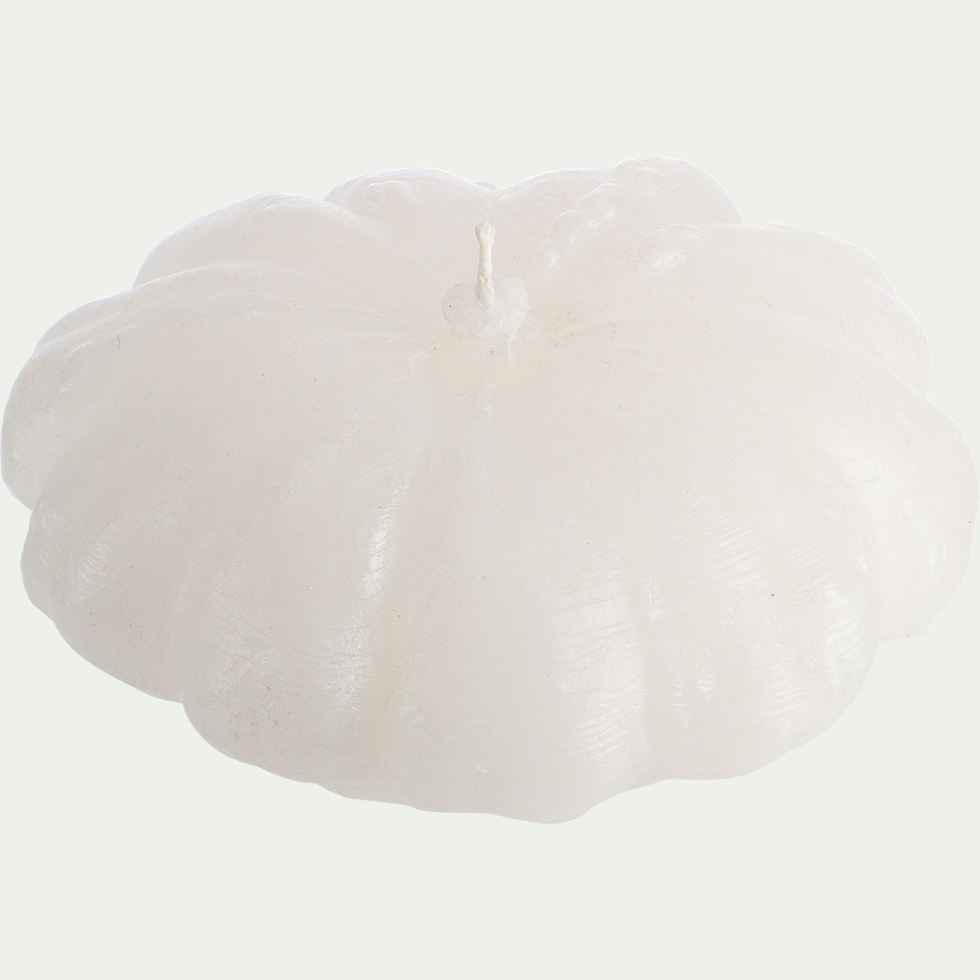 TAVIRA - Bougie fleur D14,5cm - blanc