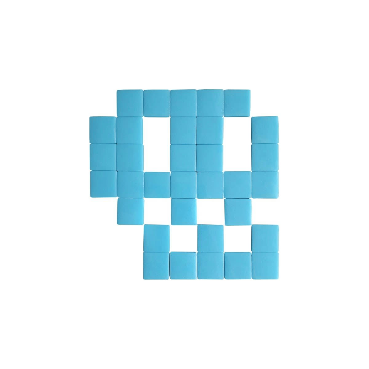 OUTDOOR CRANE - Mosaïque adhésive en verre bleu ciel