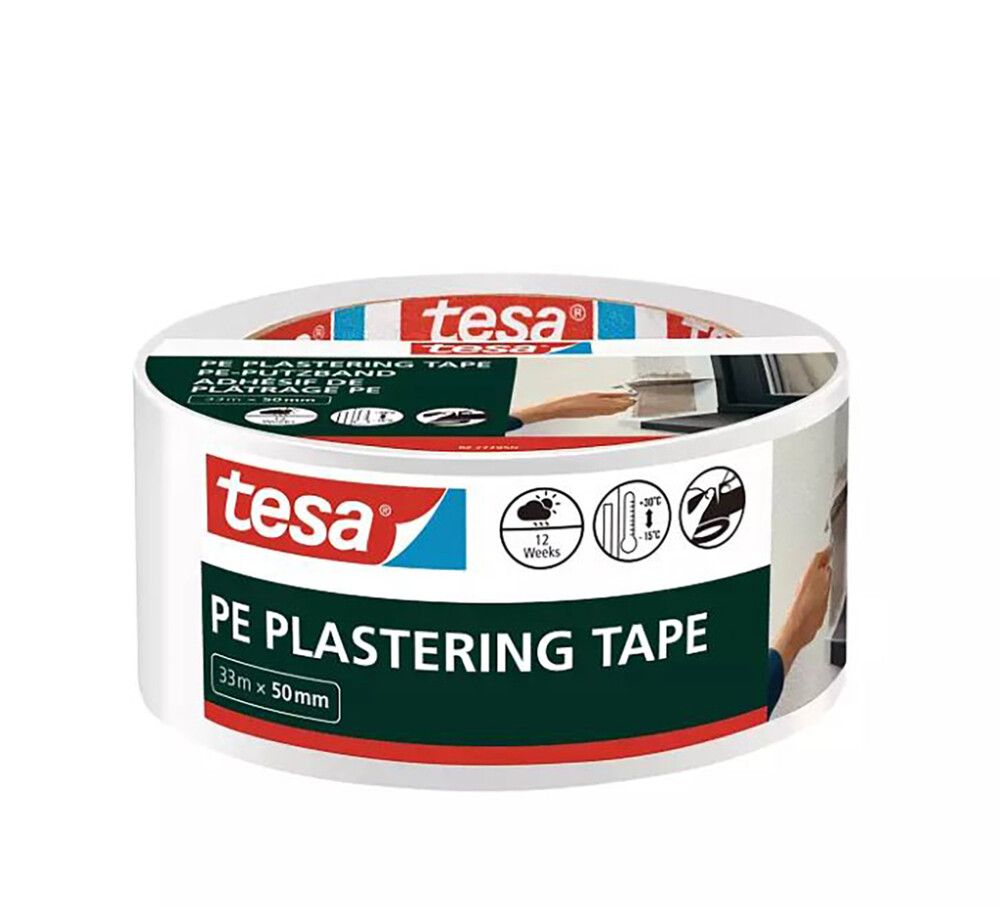 BYGGTAPE TESA PLASTERING TAPE PE 33MX50MM