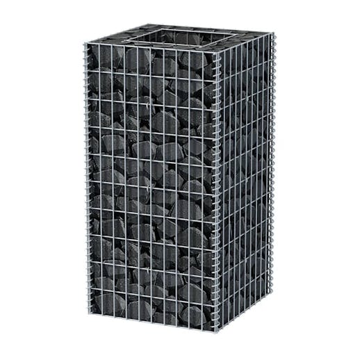 NNEVL Gabion Raised Bed Steel 50x50x100 cm