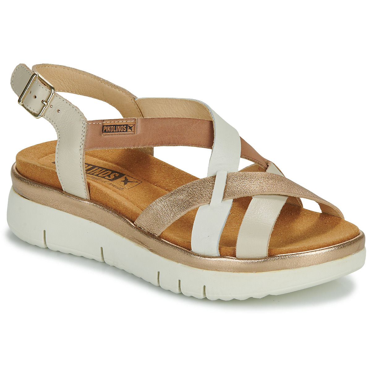 Pikolinos - PALMA W4N - White / Gold / Cognac