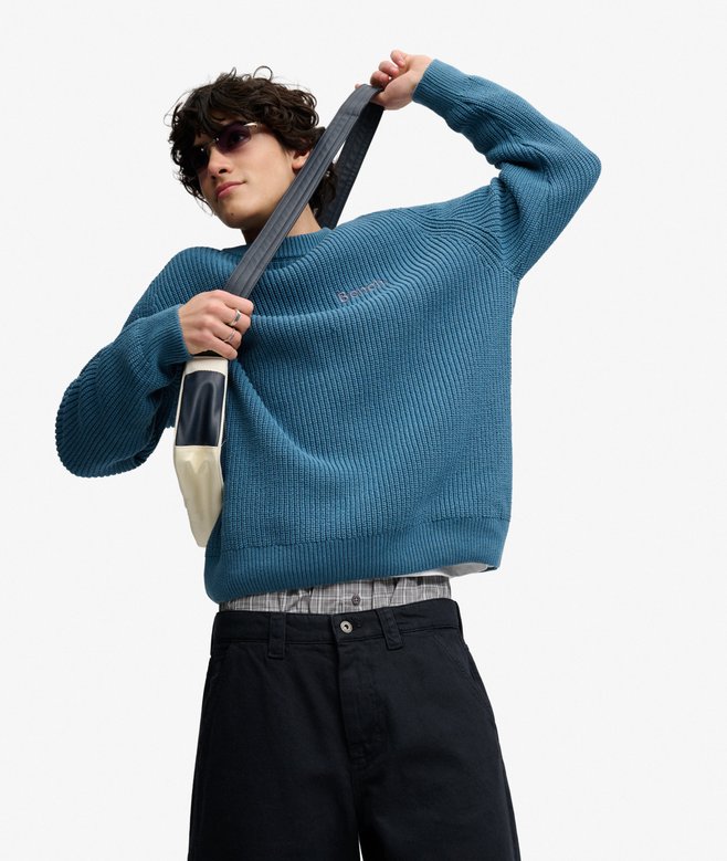 Bench Ribbed Boxy Jumper