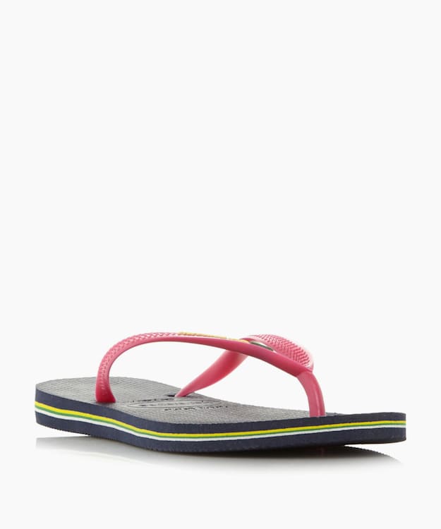 Brazil Flip Flops Pink - Havaianas Classic Brazil Flag Flip Flops