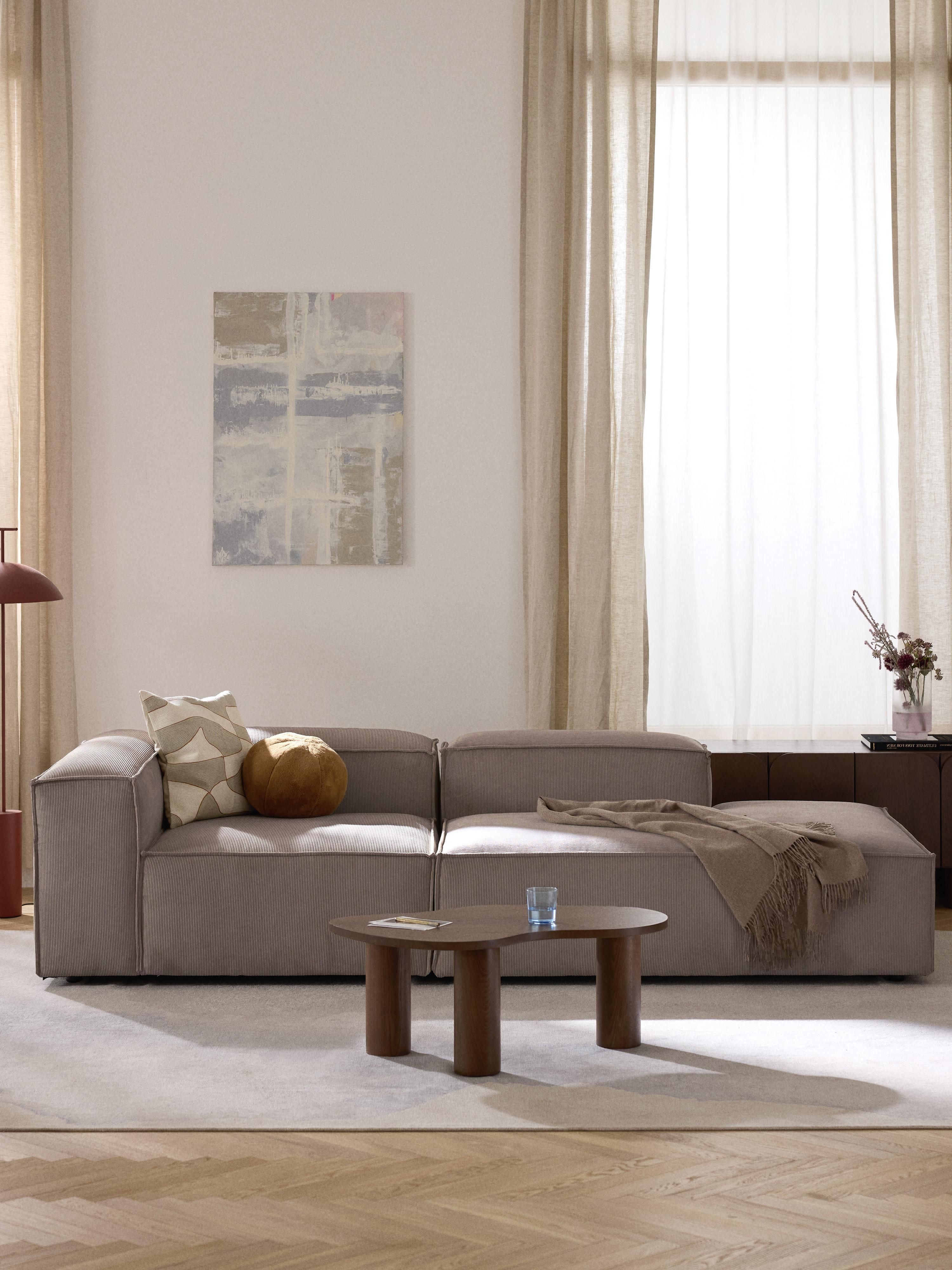 Modulare Ottomane Lennon aus Cord