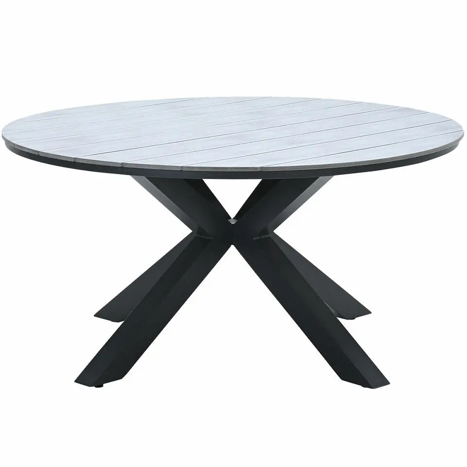 Garden Impressions Tulli tuintafel &Oslash;148 cm - donker grijs