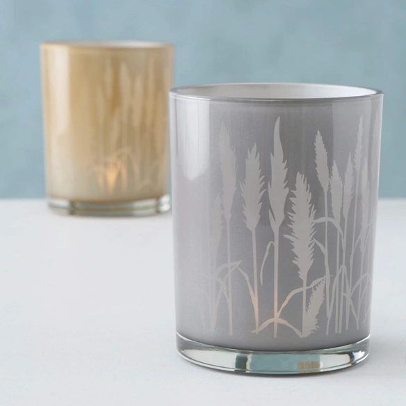 Windlicht, bunt, Glas
