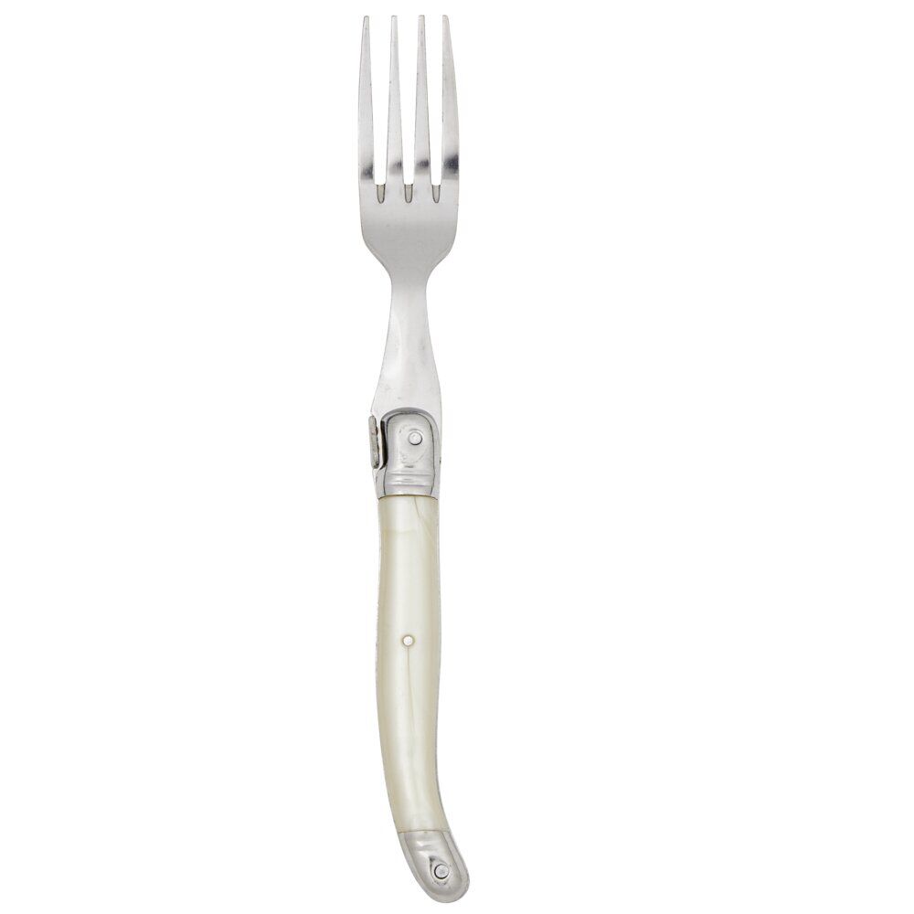 Fourchette Laguiole inox manche ABS ivoire