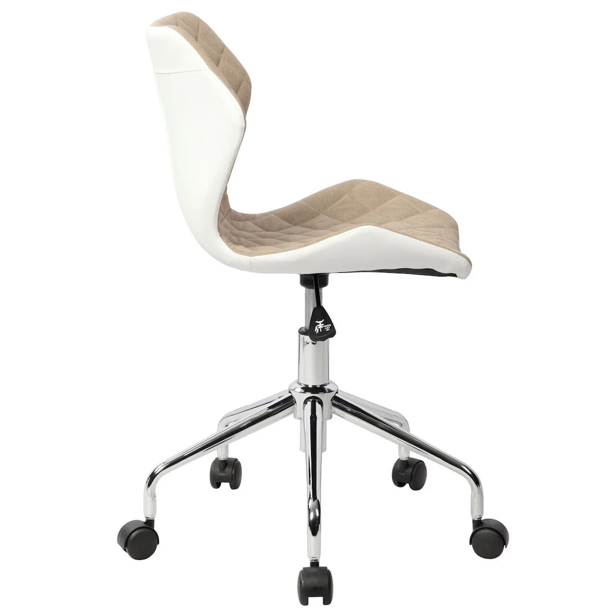 Pneumatic Adjustable Seat Height 360 Degree Swivel Deluxe Modern Office Armless Task Chair with Non-marking Nylon Casters