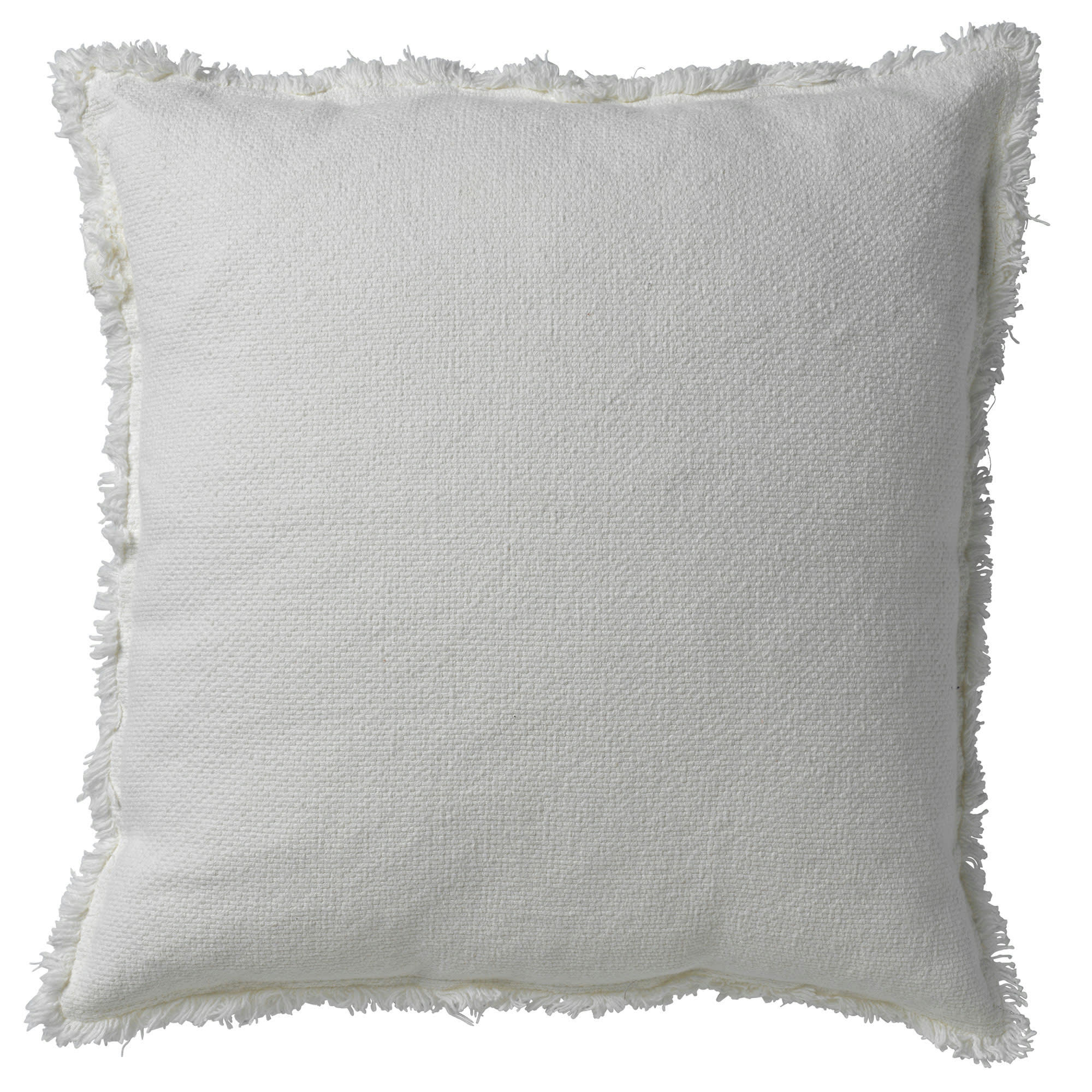- Housse de coussin blanc en coton-45x45 cm uni