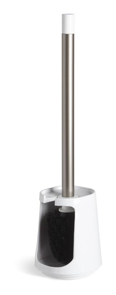 Umbra Loft Suds Melamine Toilet Brush with Removable Head, 4 x 16.5-in