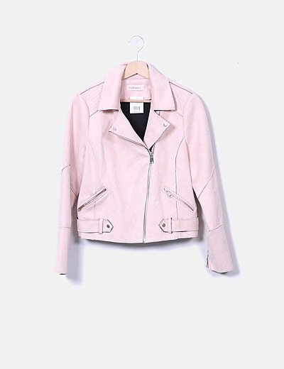 Camaïeu Pink biker jacket