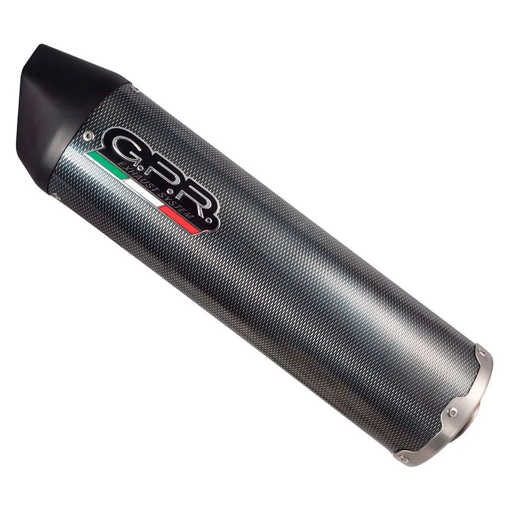 GPR Exhaust Systems Furore Evo4 Poppy Beta RR 125 4T Motard 19-20 Ref:E4.BT.12.CAT.FP4 Carbon Homologated Oval Muffler