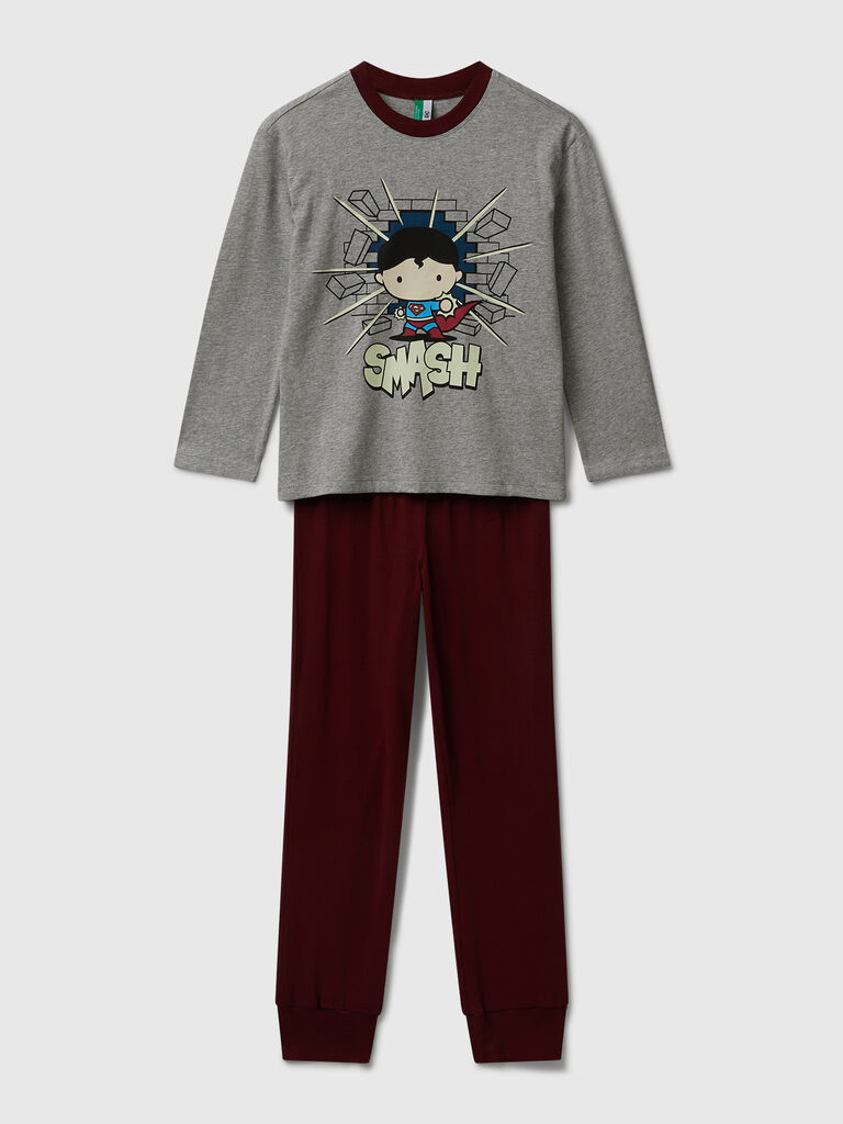 Pyjamas in warm cotton