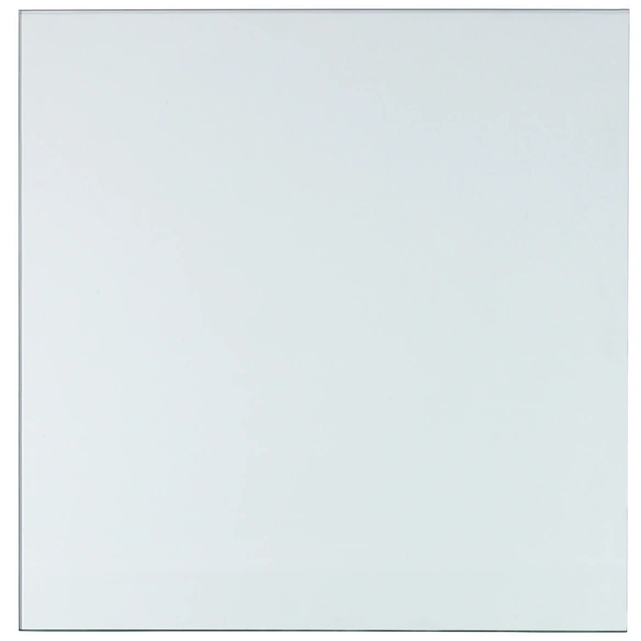 Bodenplatte, rechteckig, BxL: 85 x 100 cm, Stärke: 8 mm, transparent