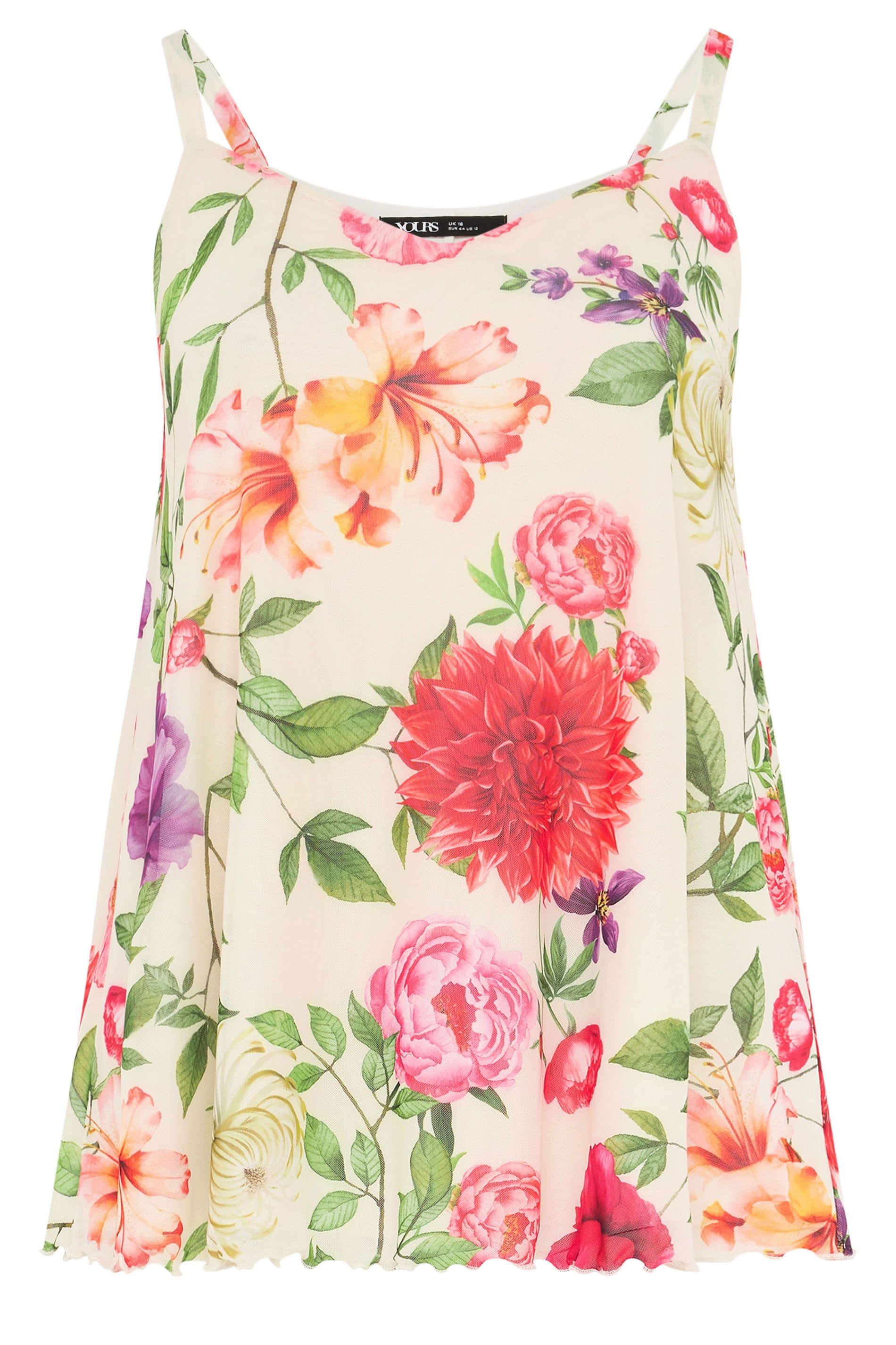 Yours Floral Swing Vest