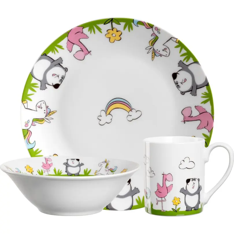 Kinder Geschirr-Set 3-teilig Bambini