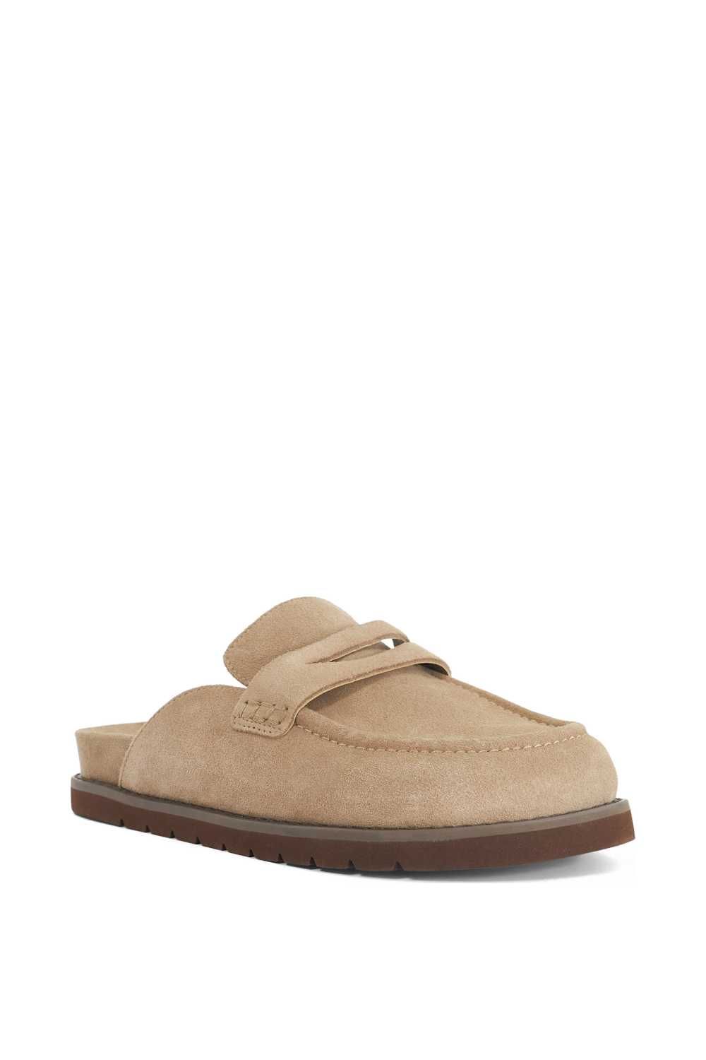 Dune London Goldens' Suede Mules