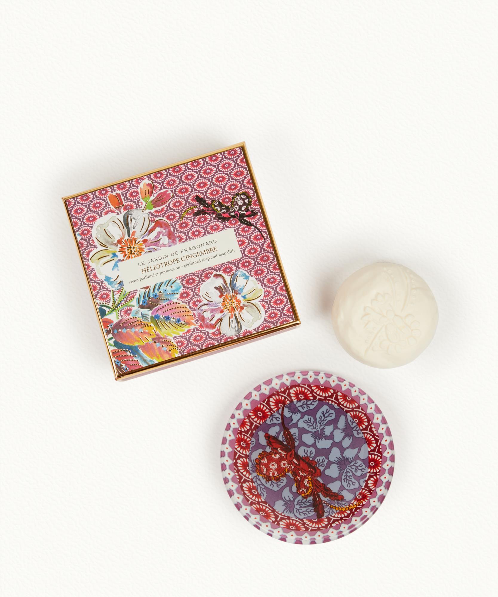 Heliotrope Gingembre - Savon & porte savon