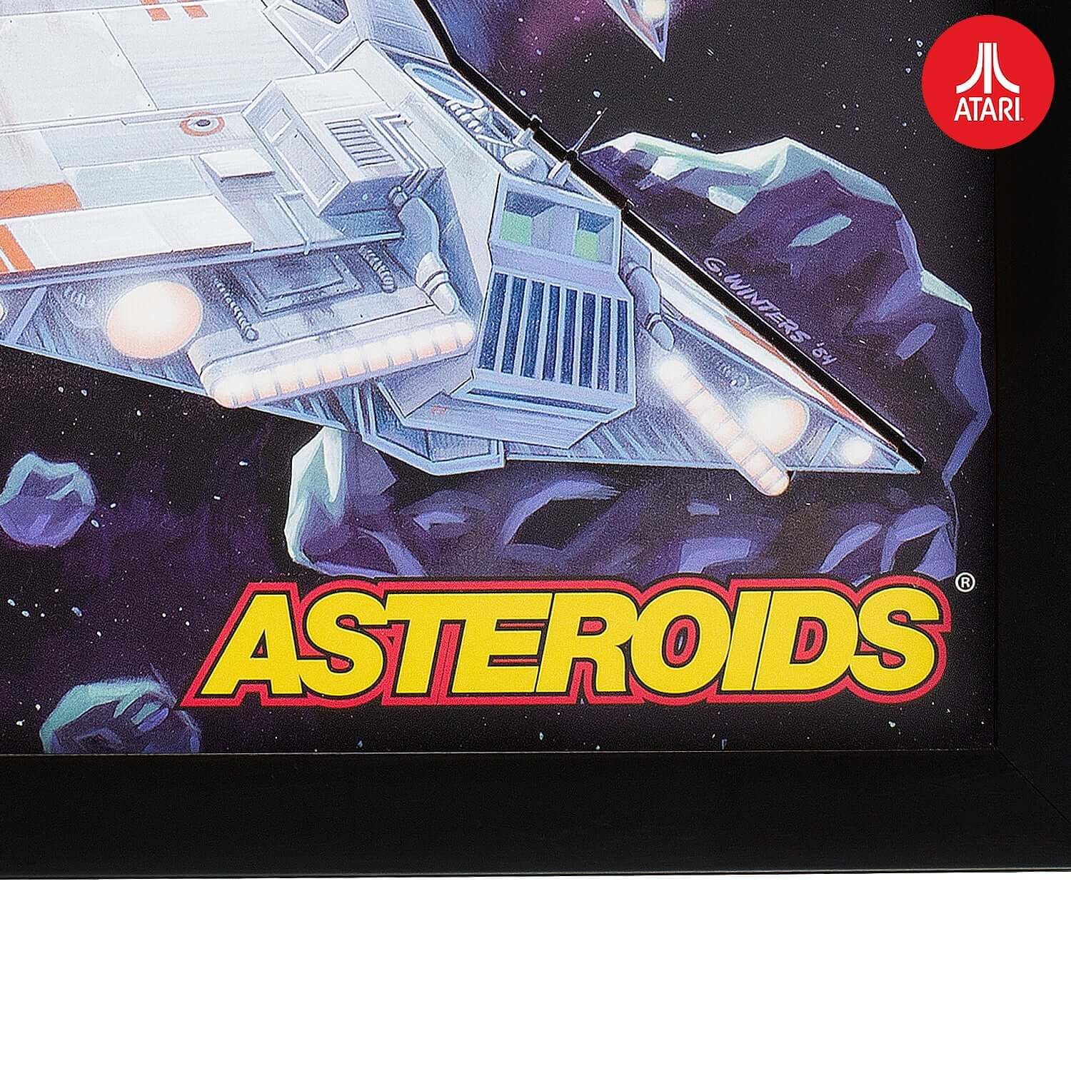 Thumbs Up Official Atari 3D Wall Art - Asteroids Collection