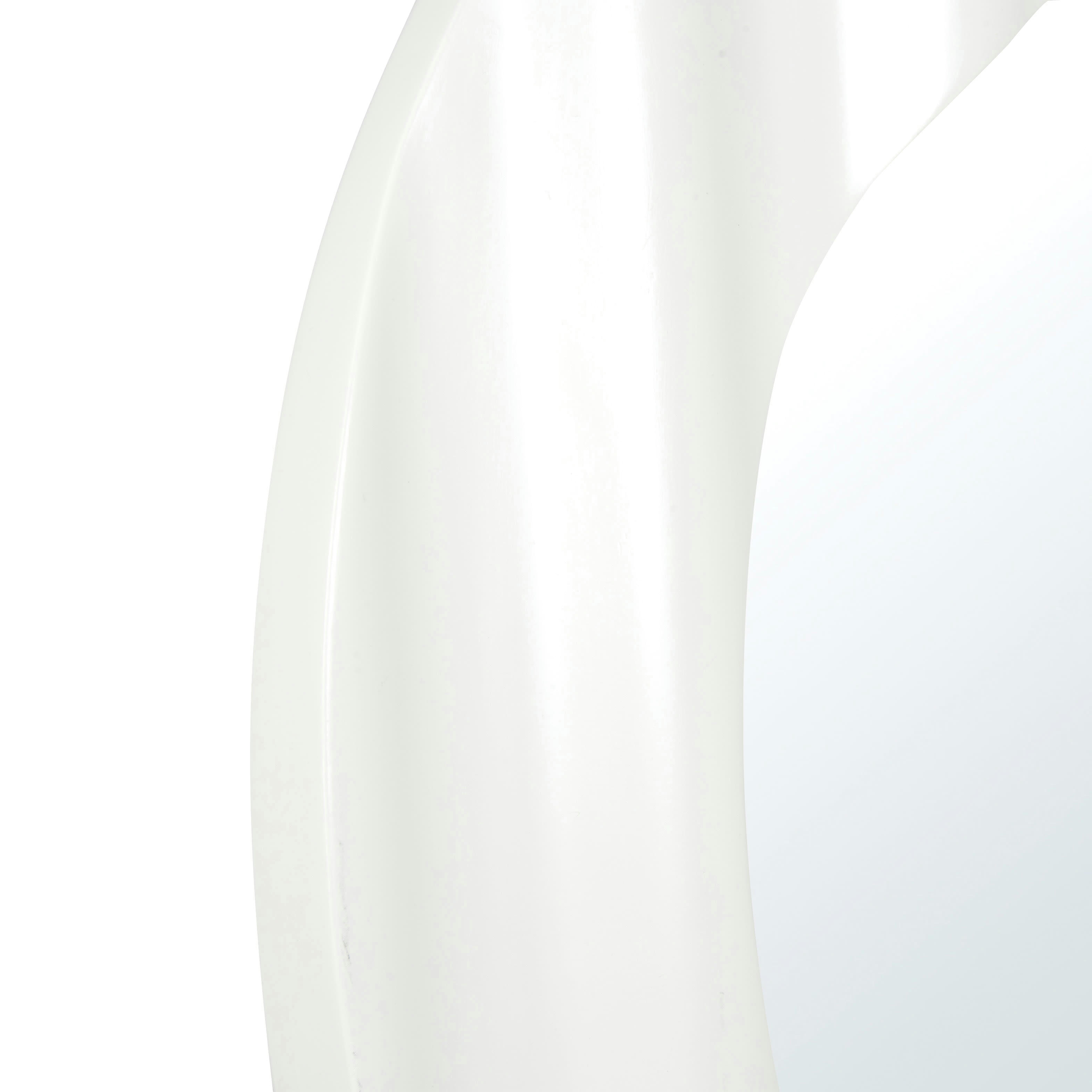 GEORGIUS - Miroir rond ondulé écru D60