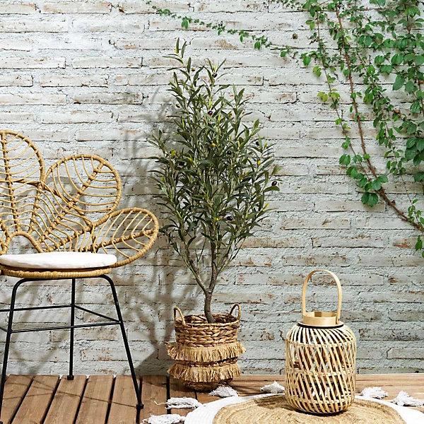 Olivier artificiel 30x120 cm - Vert