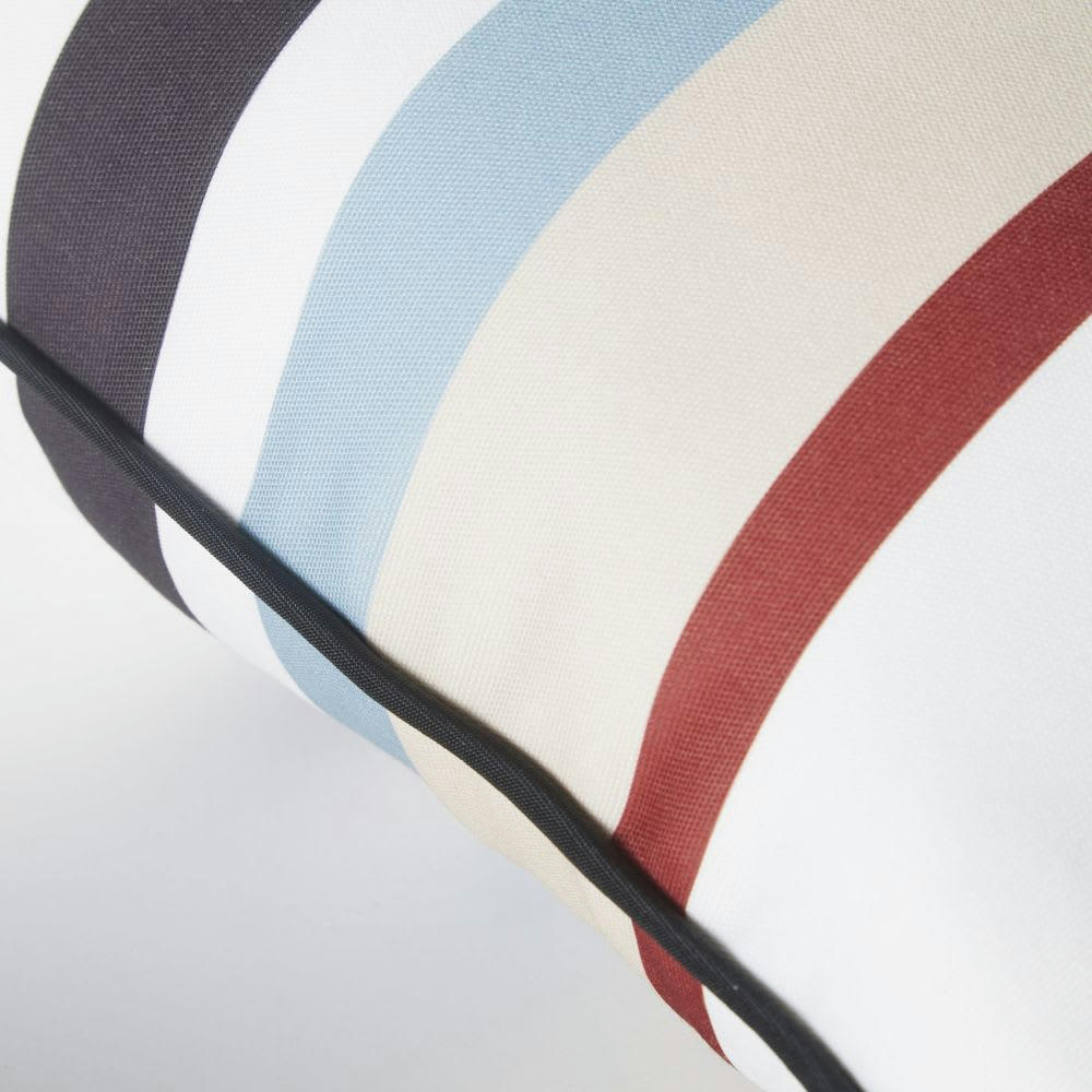 PONTIAC - Coussin motifs à rayures multicolores 45x45