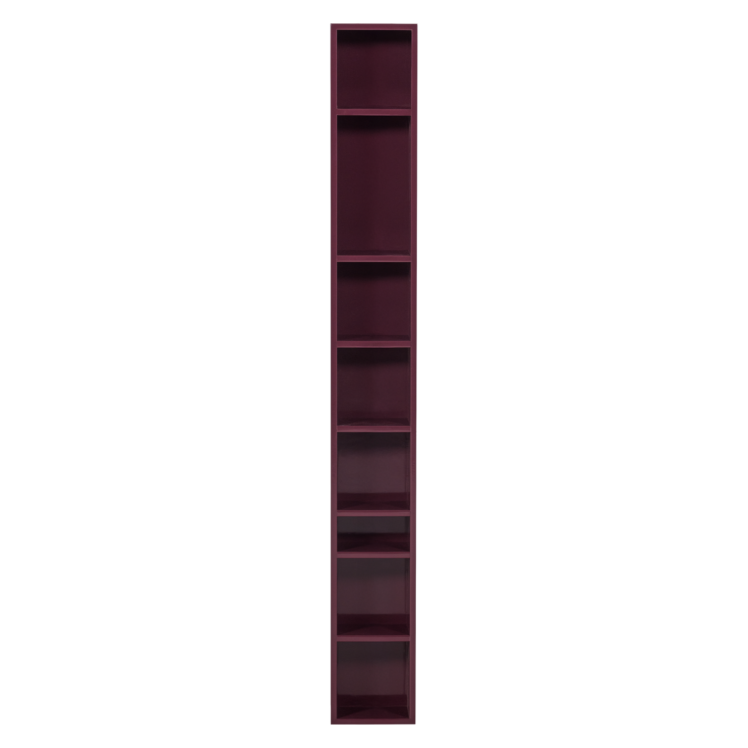 vtwonen wandkast Show It - MDF - Bordeauxrood - 16x130x12